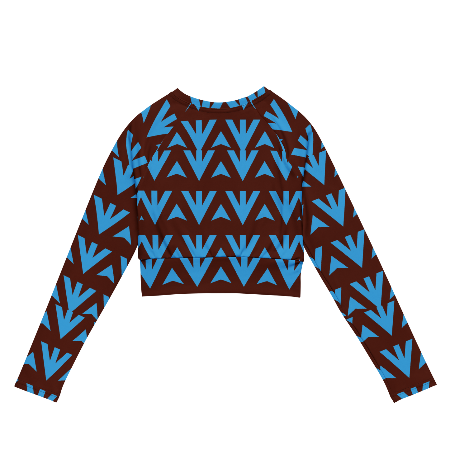 GeoLoom Long Sleeve Crop Top