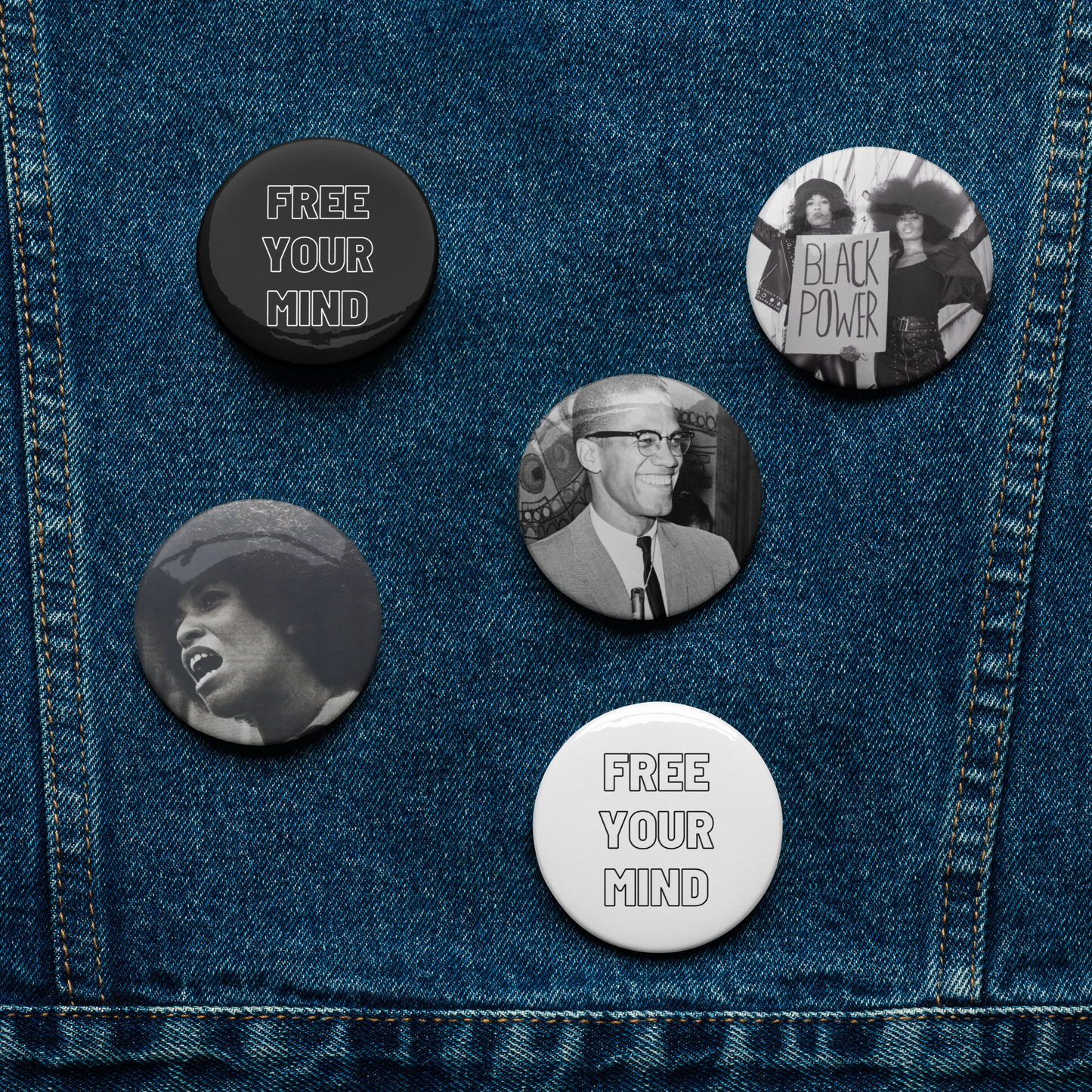 Free Your Mind Pins