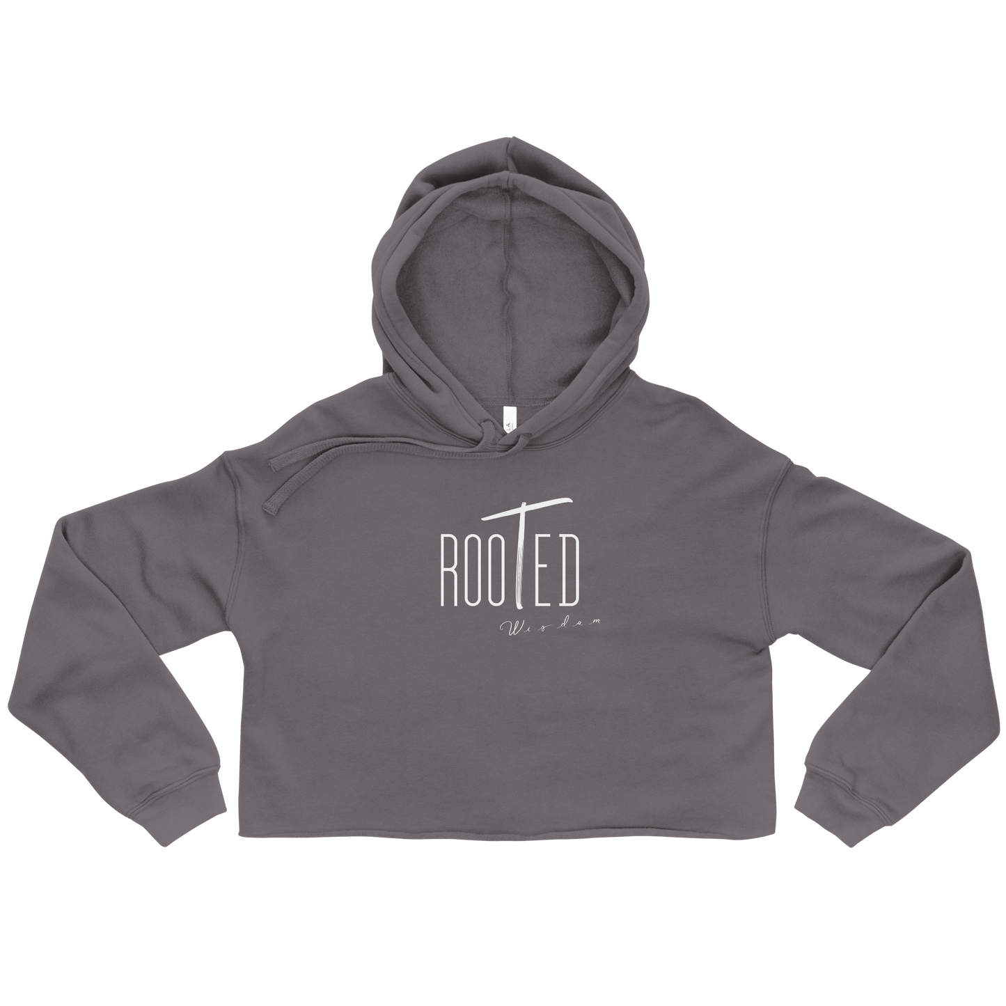 Rooted Wisdom Crop Hoodie
