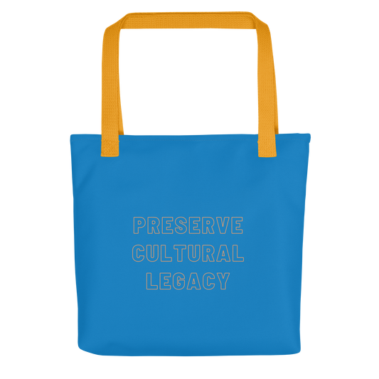 Preserve Cultural Legacy Tote Bag