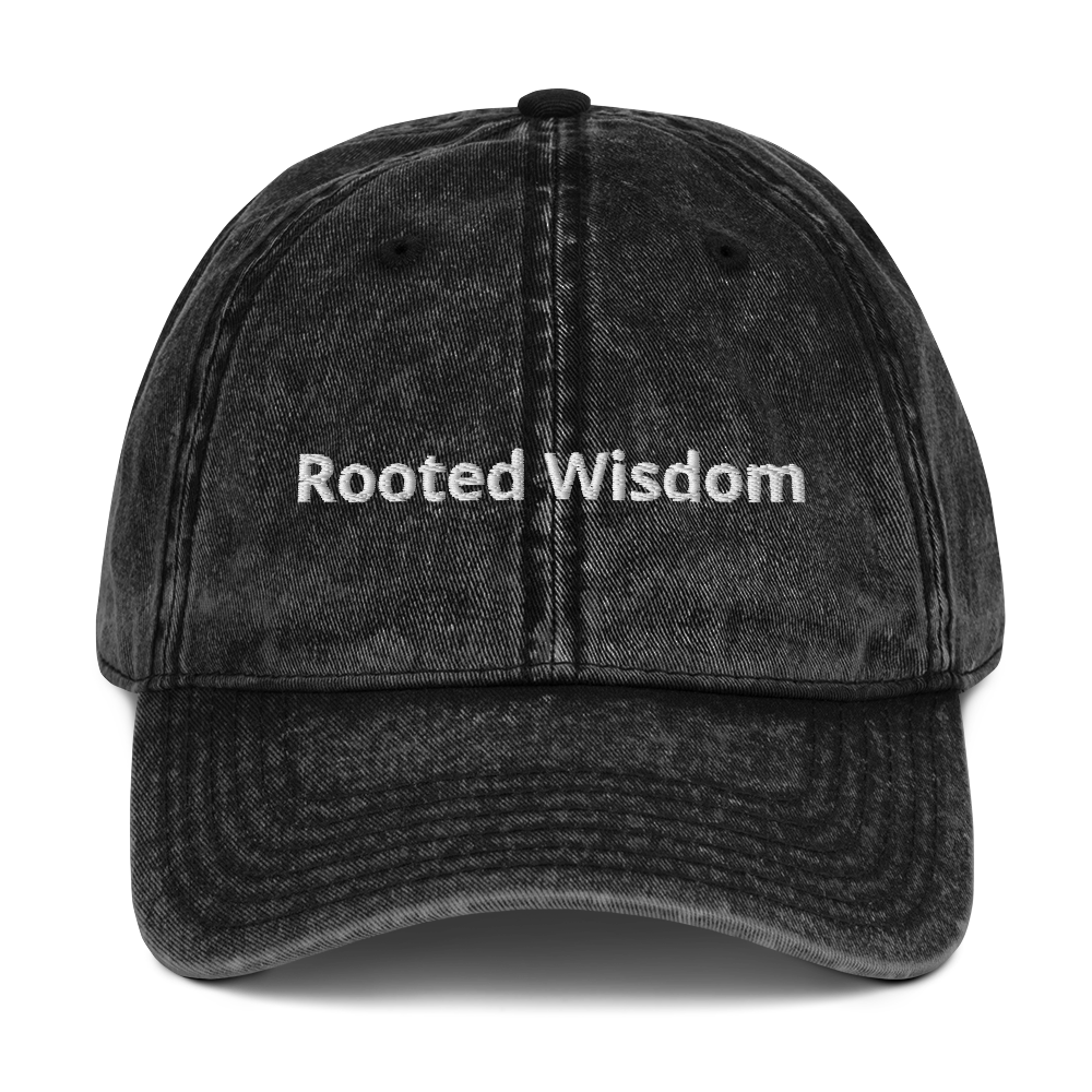 Rooted Wisdom Denim Hat