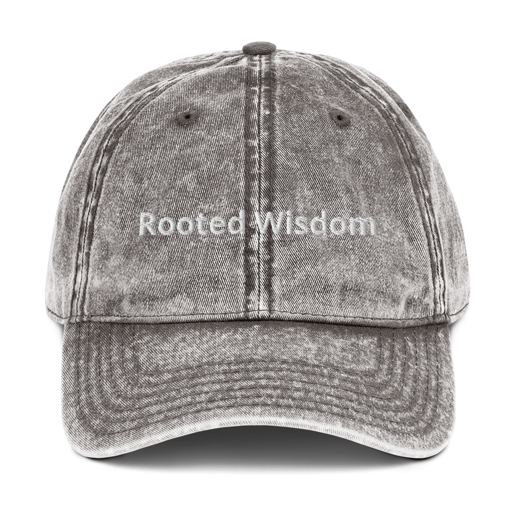 Rooted Wisdom Denim Hat