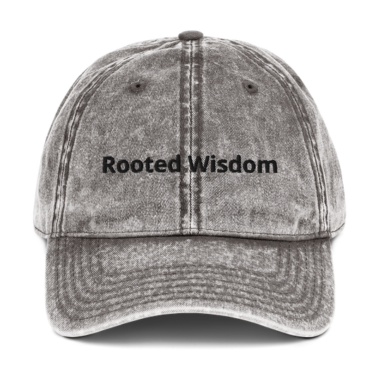 Rooted Wisdom Denim Hat