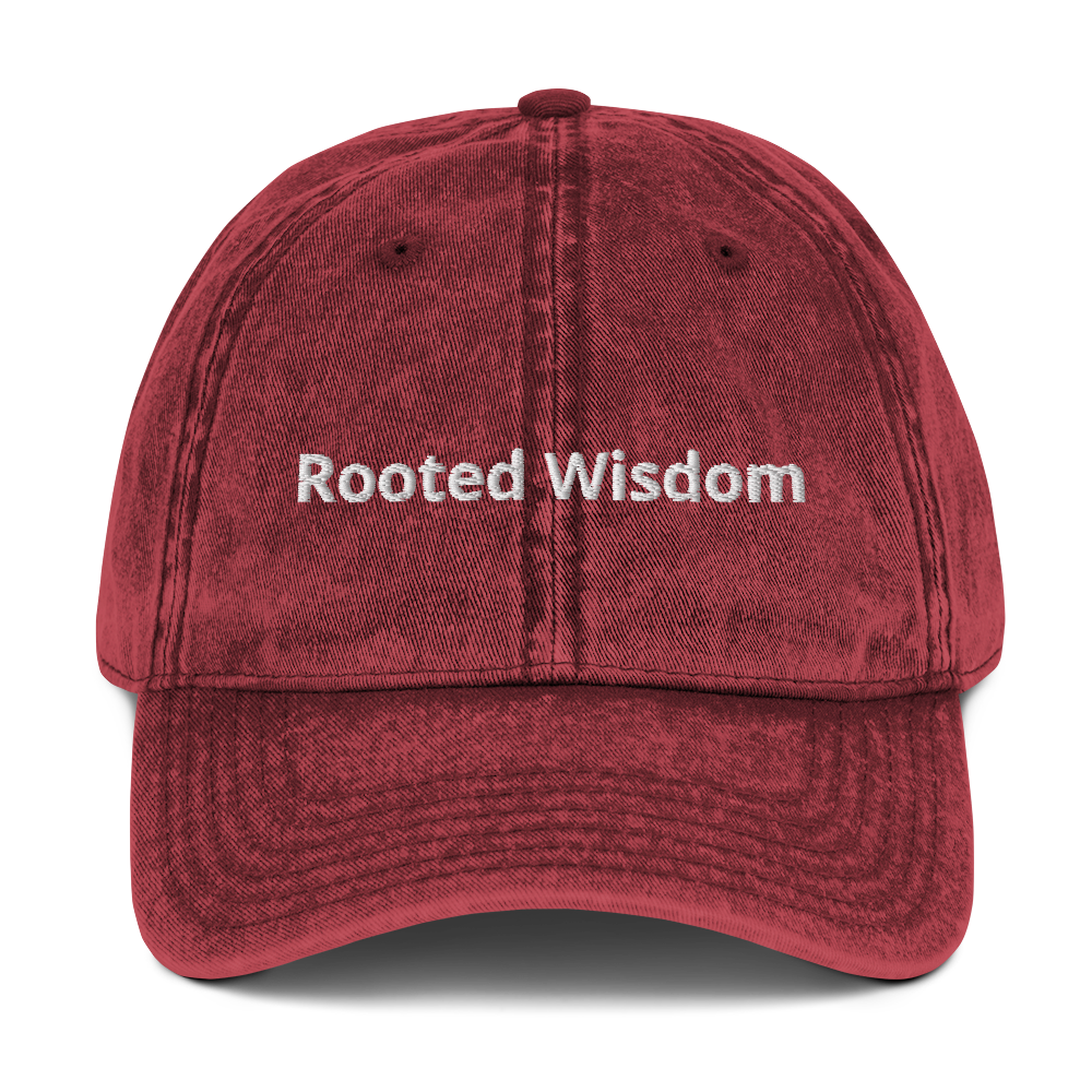 Rooted Wisdom Denim Hat