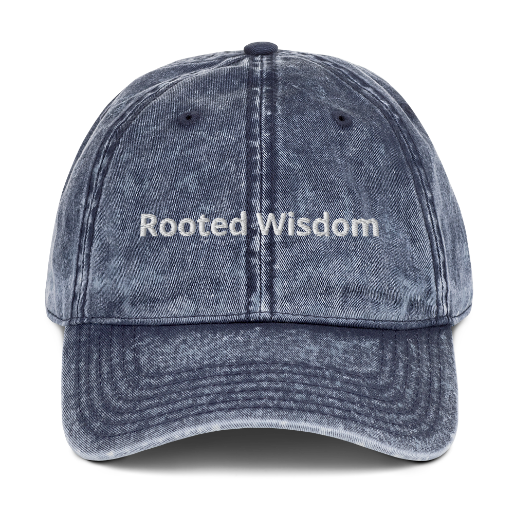 Rooted Wisdom Denim Hat