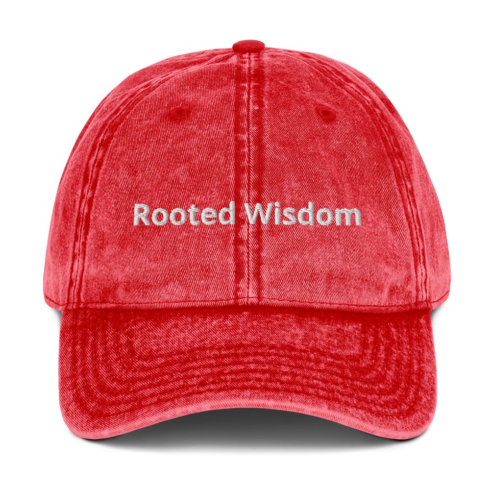 Rooted Wisdom Denim Hat