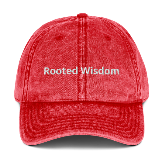 Rooted Wisdom Denim Hat