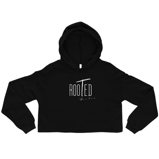 Rooted Wisdom Crop Hoodie